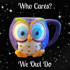 Vtg Mug Cup Coffee Tea Cider Hot Chocolate Planter Ceramic Owl